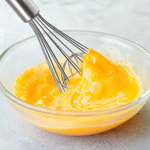 Amytalk batidora globo con mango ergonómico para uso cómodo.