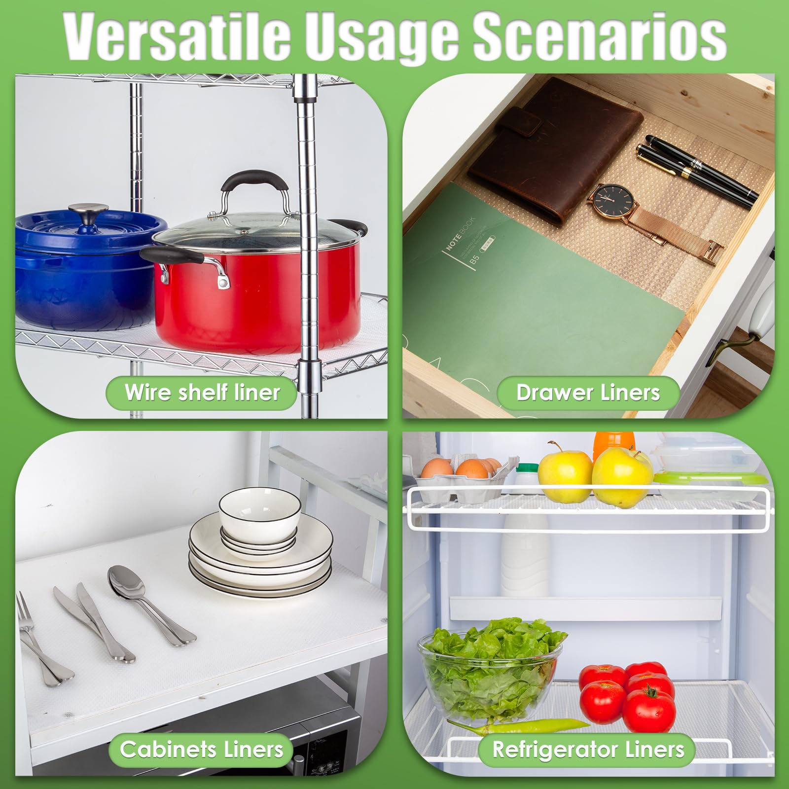 AMZABBY liner EVA libre de BPA para cocina y nevera.