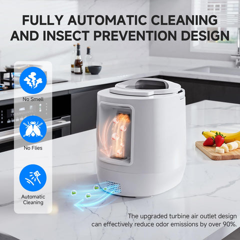 AMZCHEF composter interior de 4L para residuos diarios