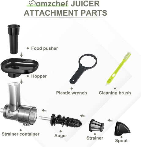 AMZCHEF accesorio facil de limpiar, material de grado alimentario y seguro.
