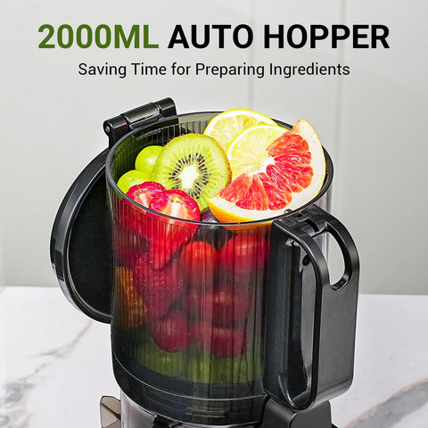 AMZCHEF licuadora filtración triple para jugo más suave