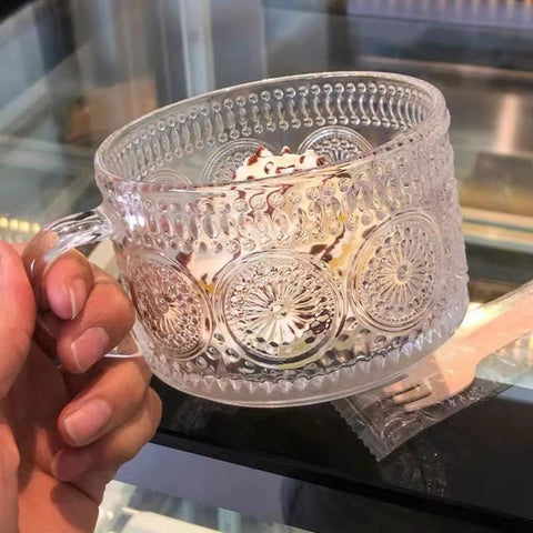 Amzcku tazas de vidrio aptas para lavavajillas, comodidad diaria