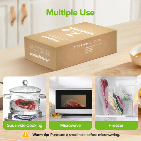 Ideal para cocinar con vacío y conservar sabores