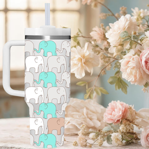 AMZUShome Elephant Tumbler, resistente a golpes y óxido.