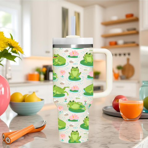 AMZUShome Rana Tumbler, regalo ideal para amantes de las ranas.