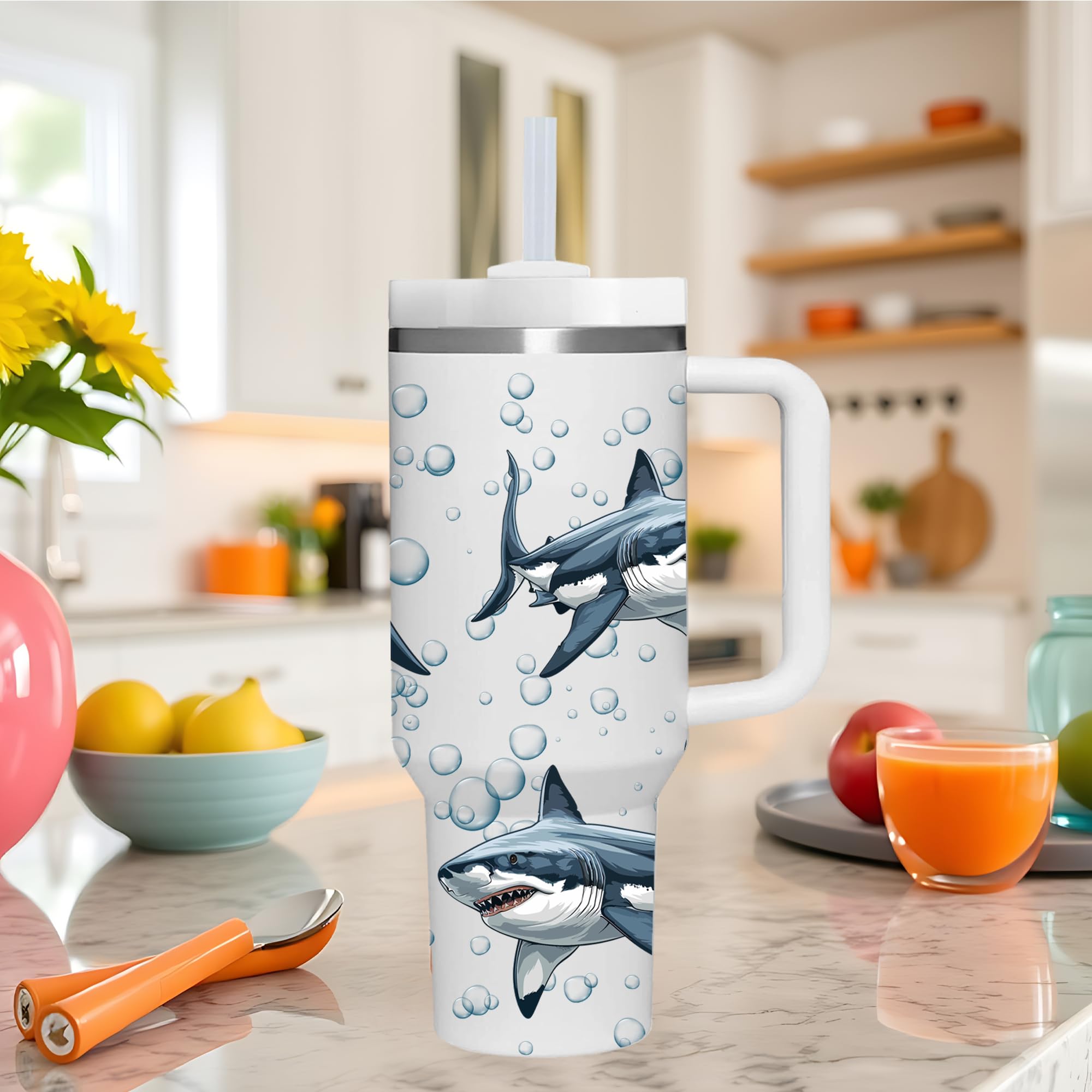 AMZUShome regalo para amantes de tiburones, ideal cumpleaños o Navidad.