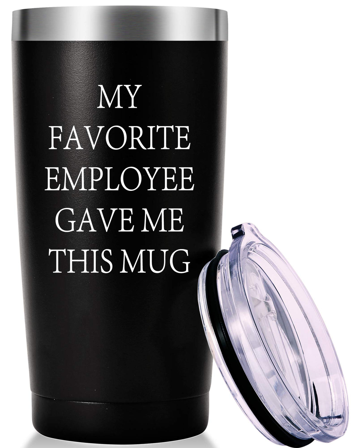 AMZUShome Taza Termica 20oz frente: ideal para uso diario en oficina y mantener temperatura.
