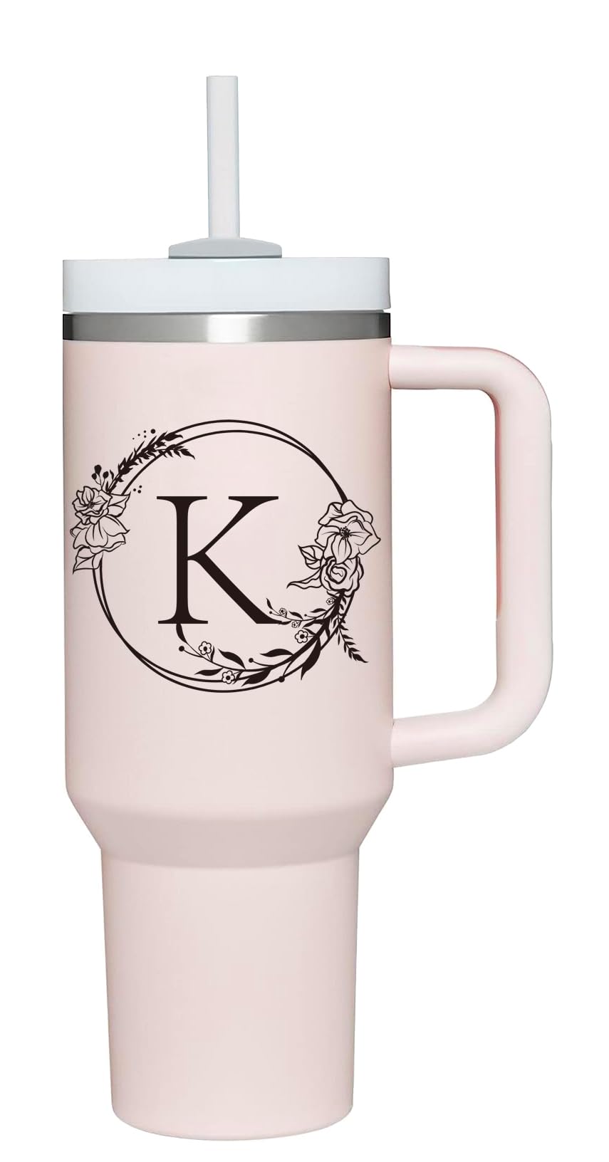 AMZUShome Tumbler 40oz con manija, cómodo para llevar en viajes largos