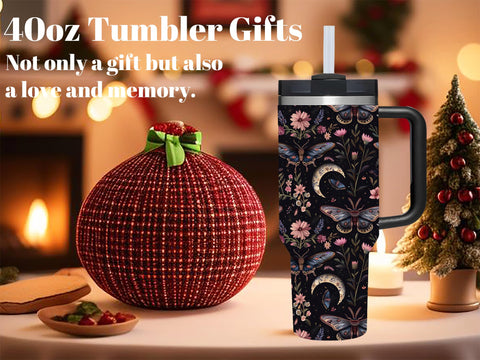 AMZUShome tumbler metálico cuarenta onzas, doble pared para bebidas calientes