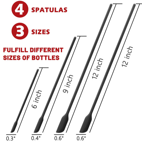 Espátula Anaeat mini compatible con envases variados de cocina y cosméticos.