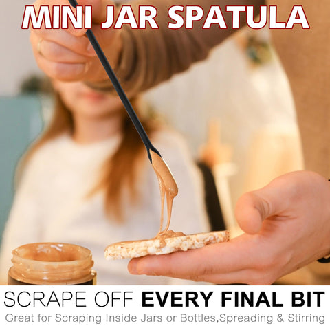 Uso versátil de las espátulas Anaeat mini para cocinar y cosméticos.