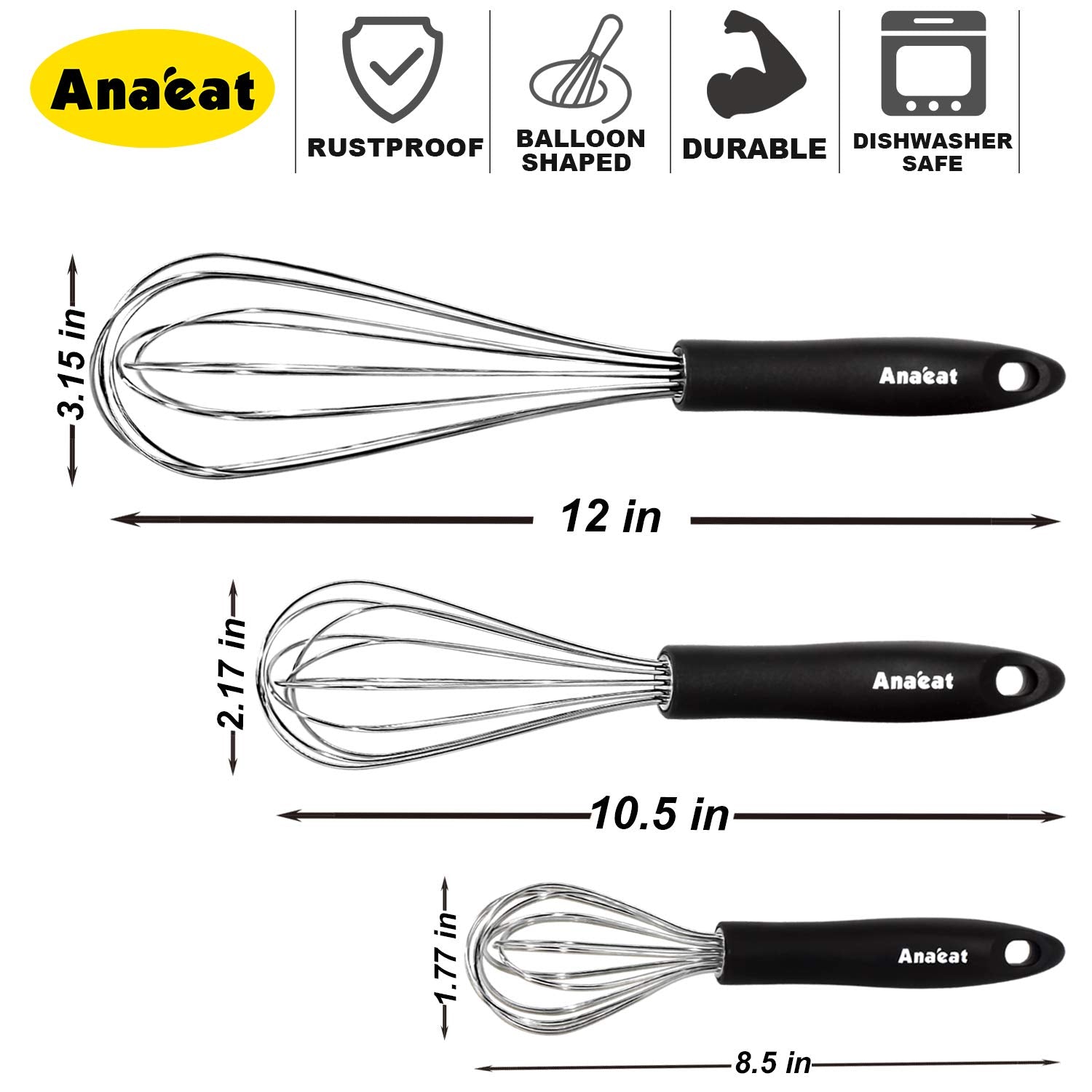 Garantía de calidad Anaeat para utensilios de cocina.