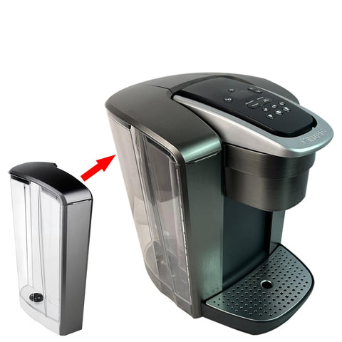 Anbige depósito de repuesto para Keurig K-Elite, tapa plateada y ajuste seguro