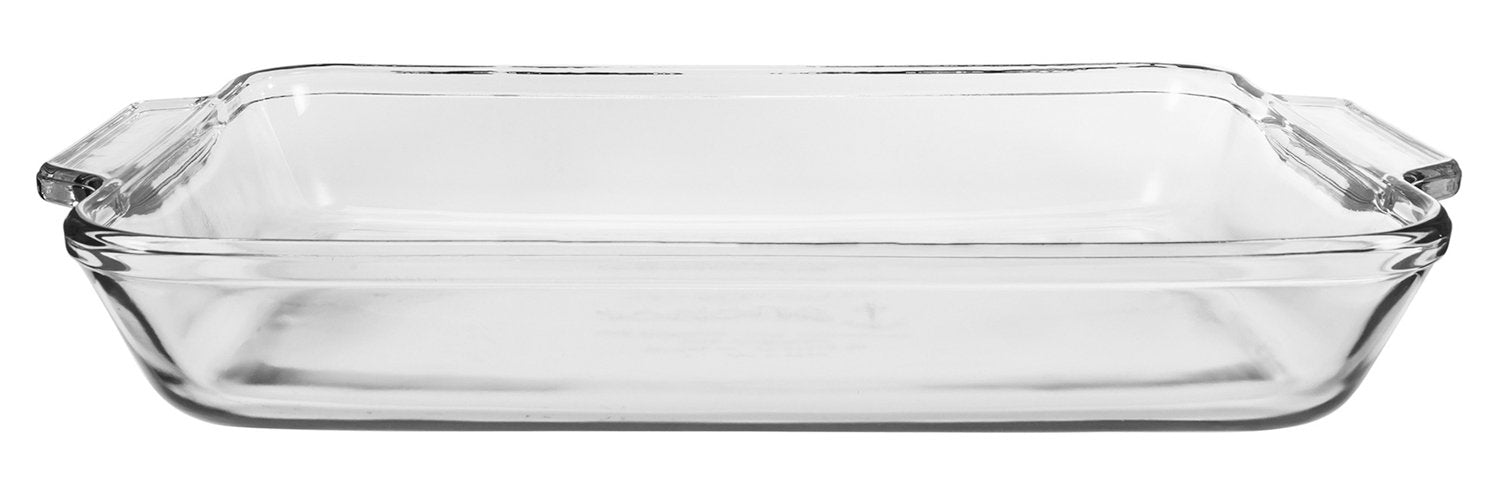 Conjunto de dos piezas Anchor Hocking ideal para hornear y porciones variables.
