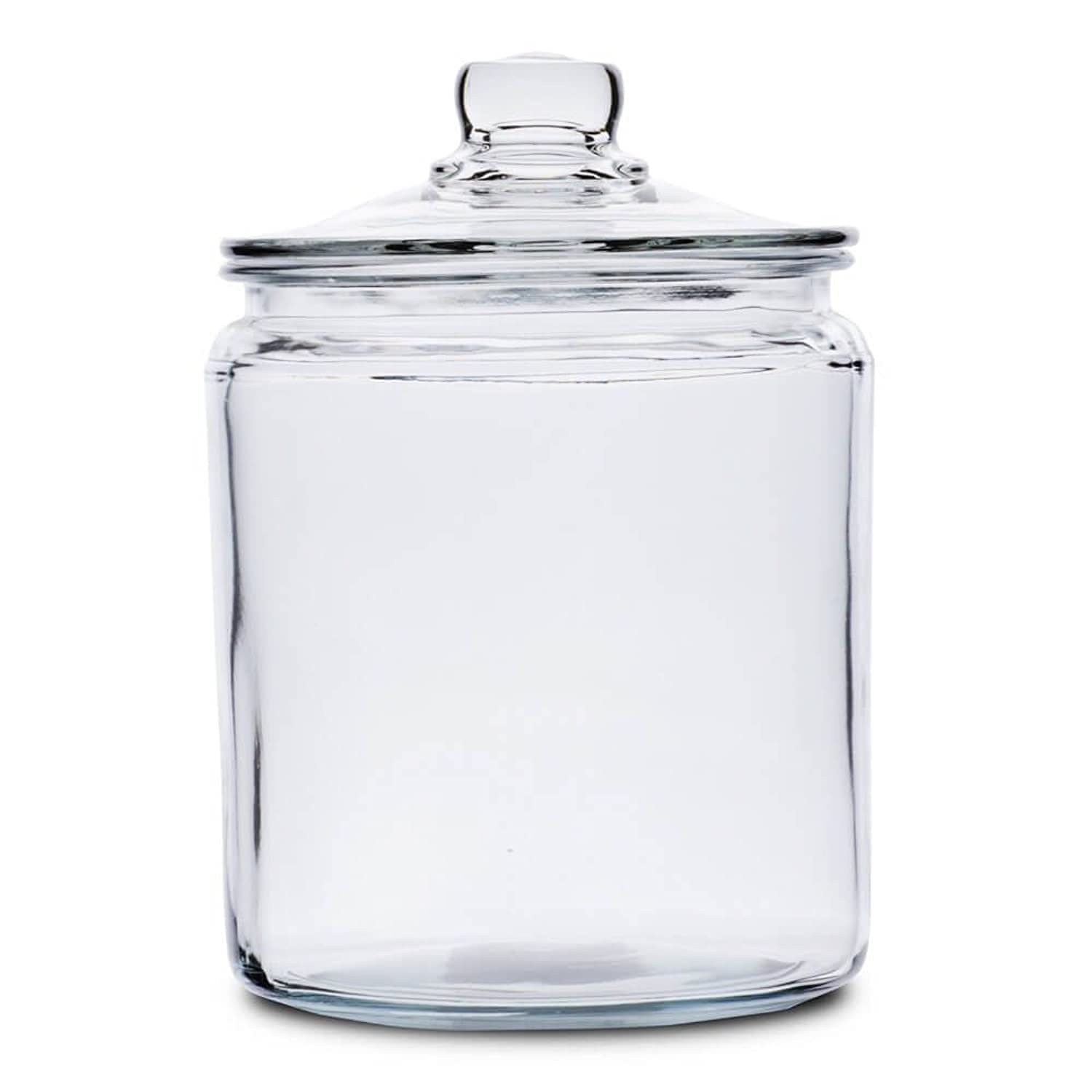 Anchor Hocking Heritage Hill tarro cristal con tapa para galletas y dulces.