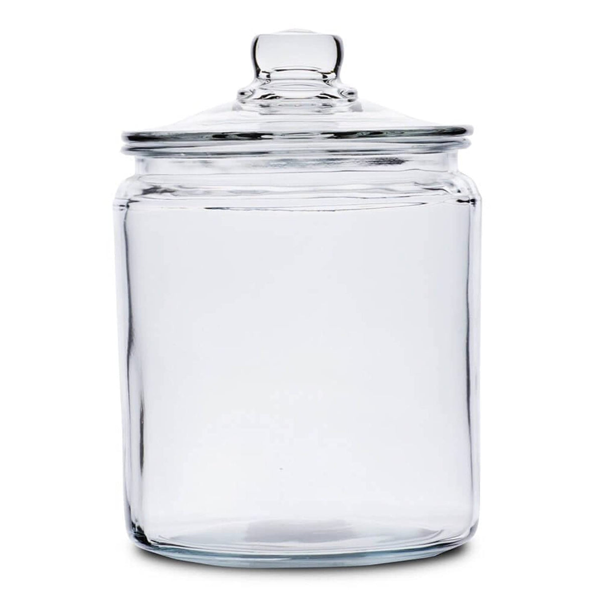 Anchor Hocking Heritage Hill tarro cristal con tapa para galletas y dulces.