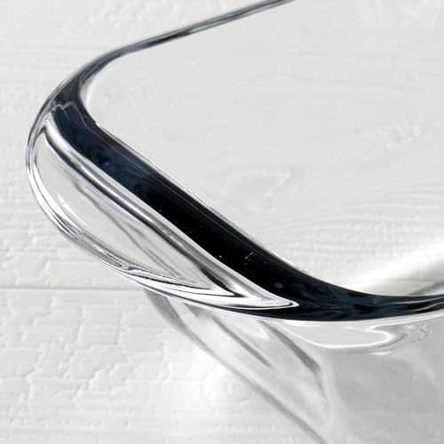 Anchor Hocking: juego de tres moldes para pan de vidrio, ideales para hornear.