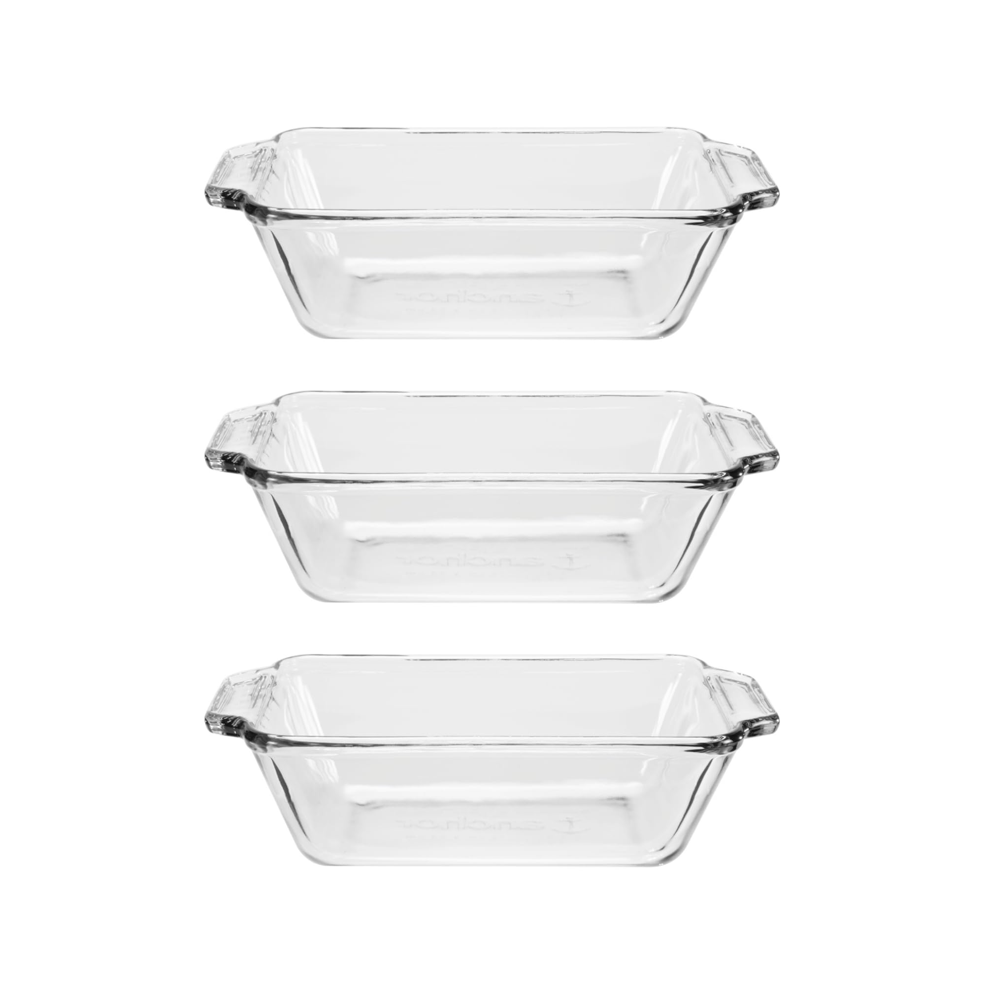 Anchor Hocking: pan de vidrio para pan con horneado uniforme.