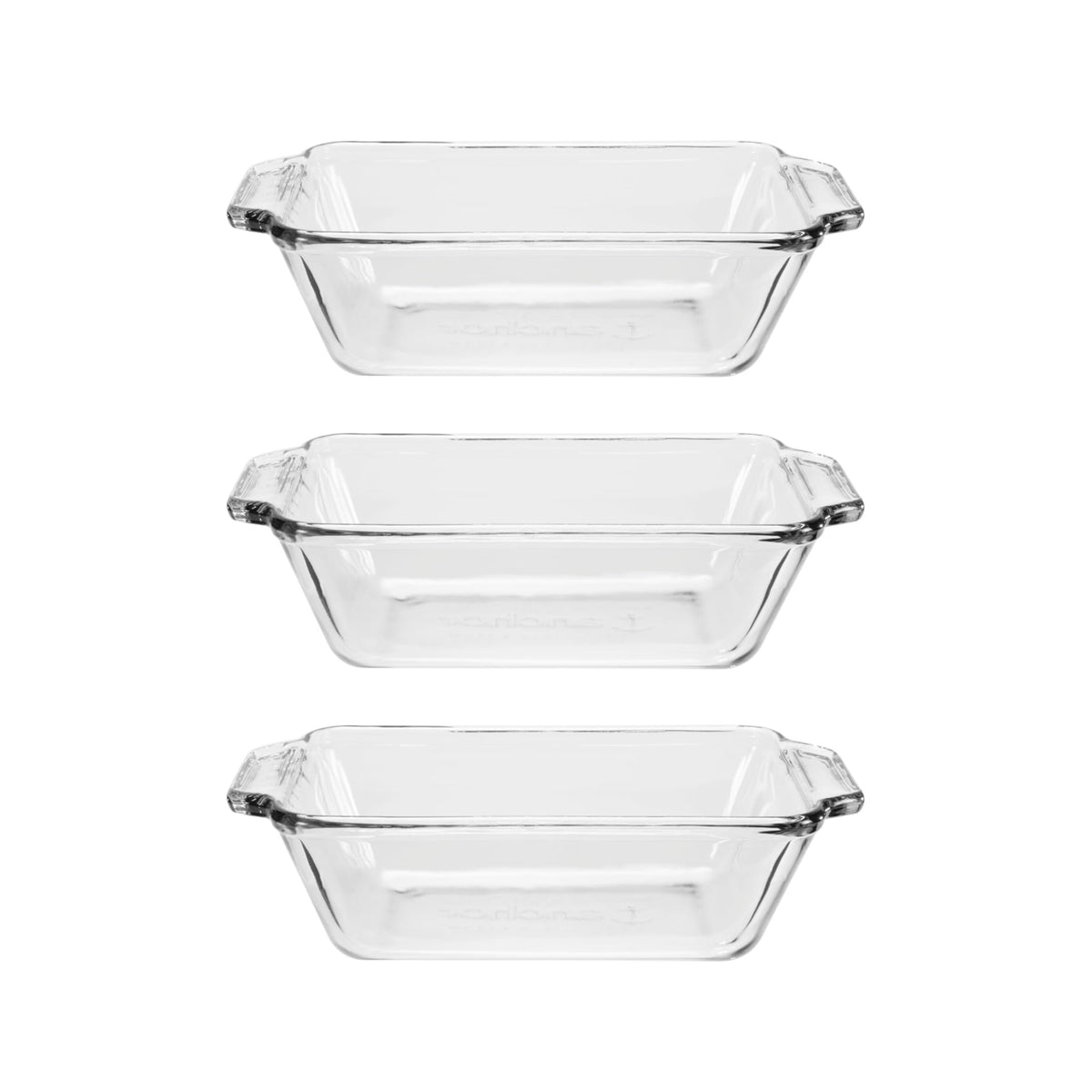 Anchor Hocking: pan de vidrio para pan con horneado uniforme.