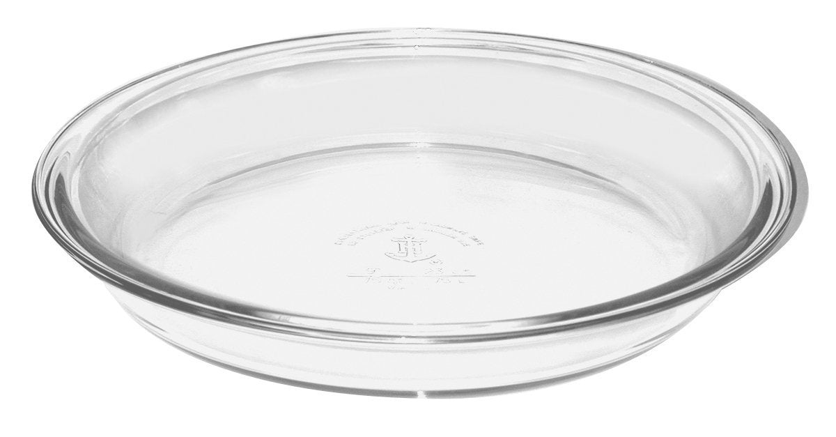 Conjunto de dos fuentes Anchor Hocking de 9 pulgadas, ideal para hornear y presentar.