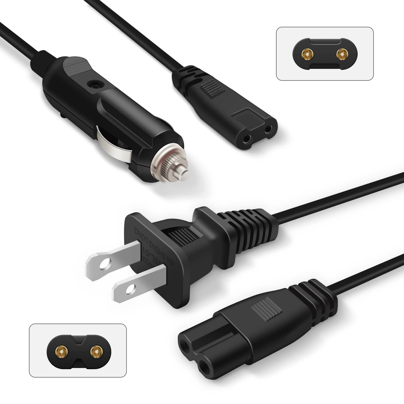 Andvon cable diseno de una pieza, inserción suave y ajuste duradero.