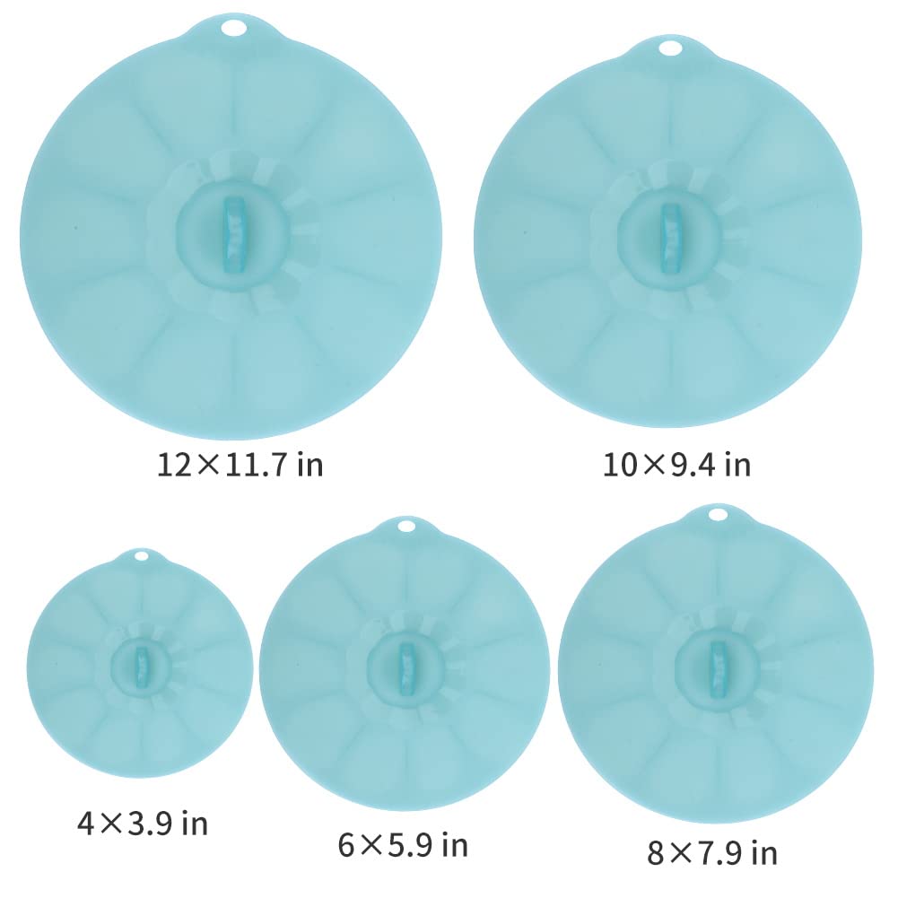 Diseño ergonómico de tapas de silicona ANDYKEN para uso cómodo.