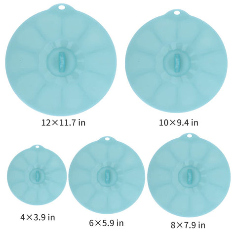 Diseño ergonómico de tapas de silicona ANDYKEN para uso cómodo.