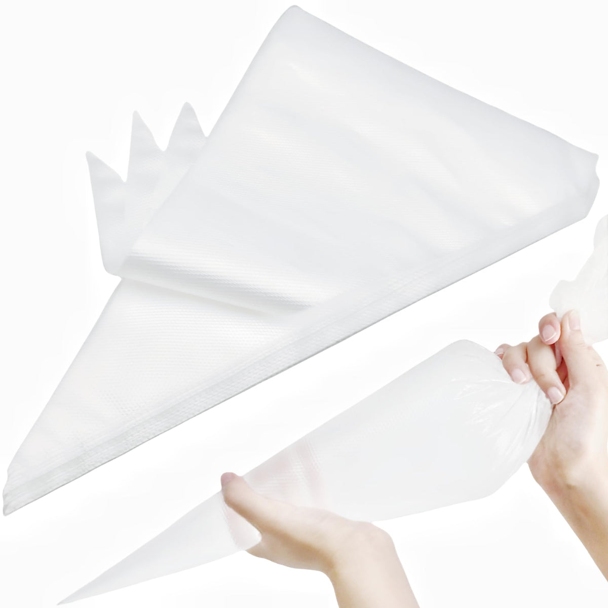 ANEWONDER bolsas de pastelería 21 pulgadas con gran capacidad para repostería sin recargas.