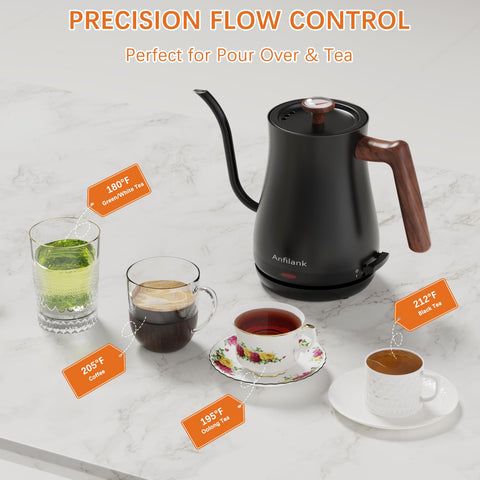 Anfilank hervidor con tapa desmontable para facilitar la limpieza.