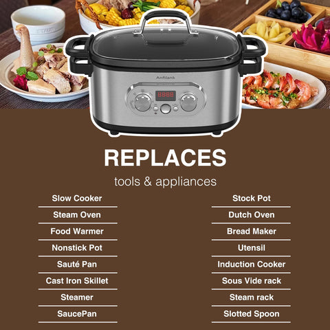 Anfilank Rejilla sous-vide para sellar y cocinar a baja temperatura.