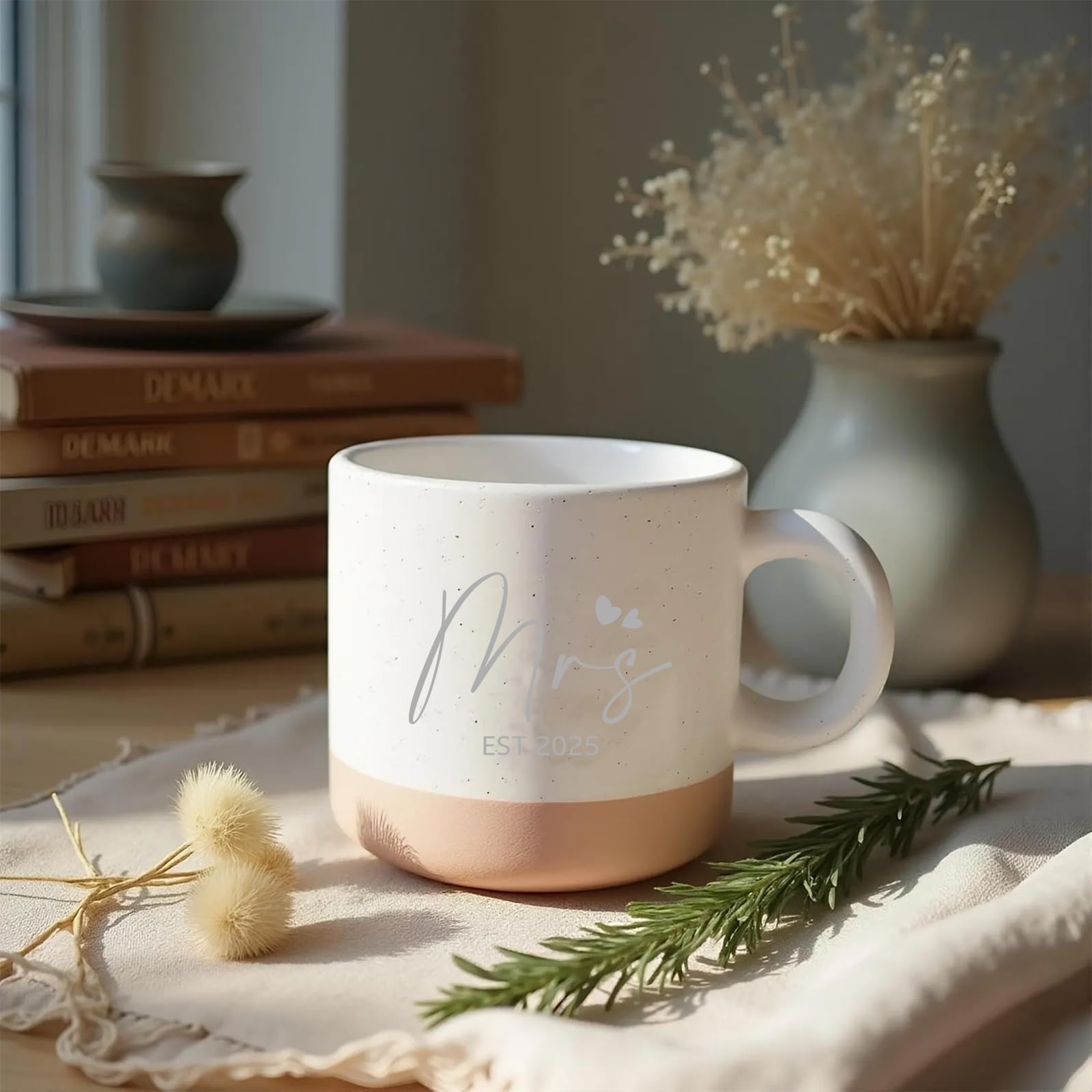 Taza Mrs Anforsun de 14 oz para disfrutar un momento juntas.