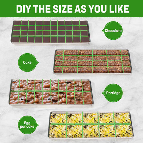 Angadona divisores de bandeja: material apto para alimentos y libre de BPA.