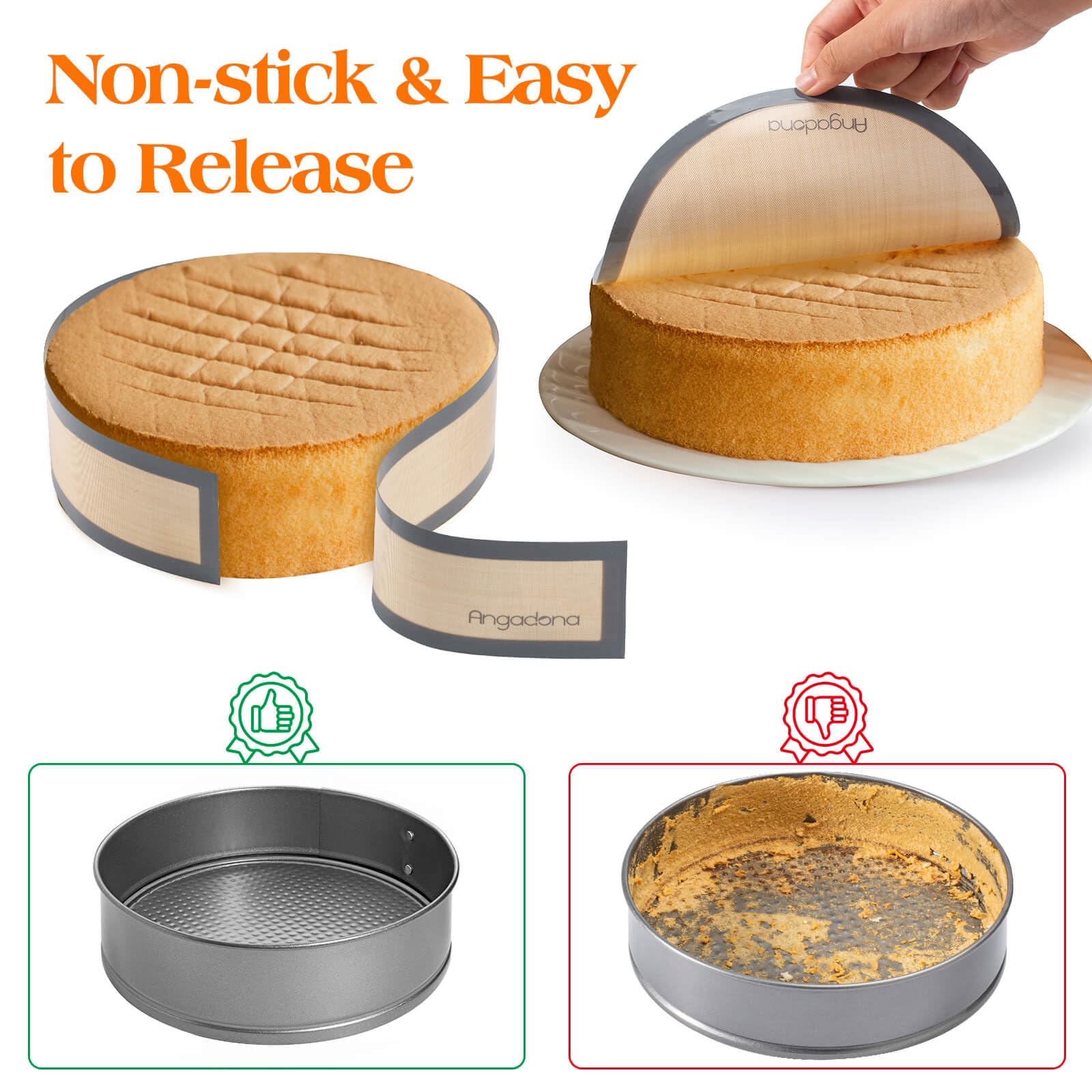 Angadona silicona antiadherente para desmolde de pasteles.