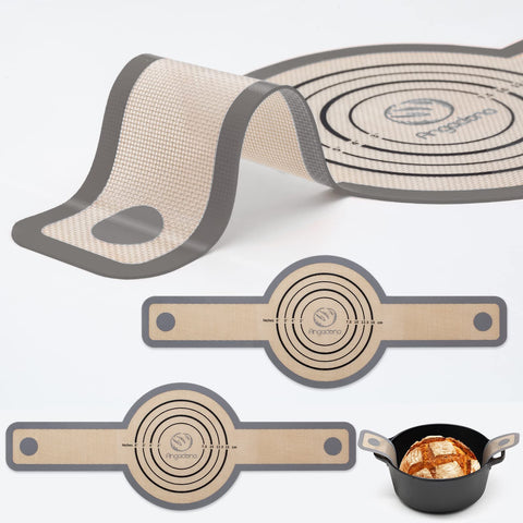 Angadona sling de silicona para transferencia de masa al horno holandés, facilita manipular la masa