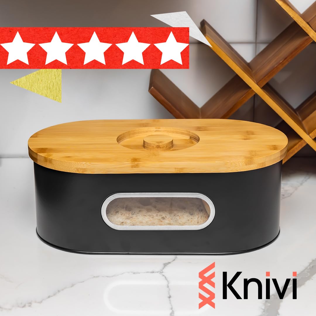 Capacidad suficiente para pan casero y pan de tienda ANGORA BRANDS.