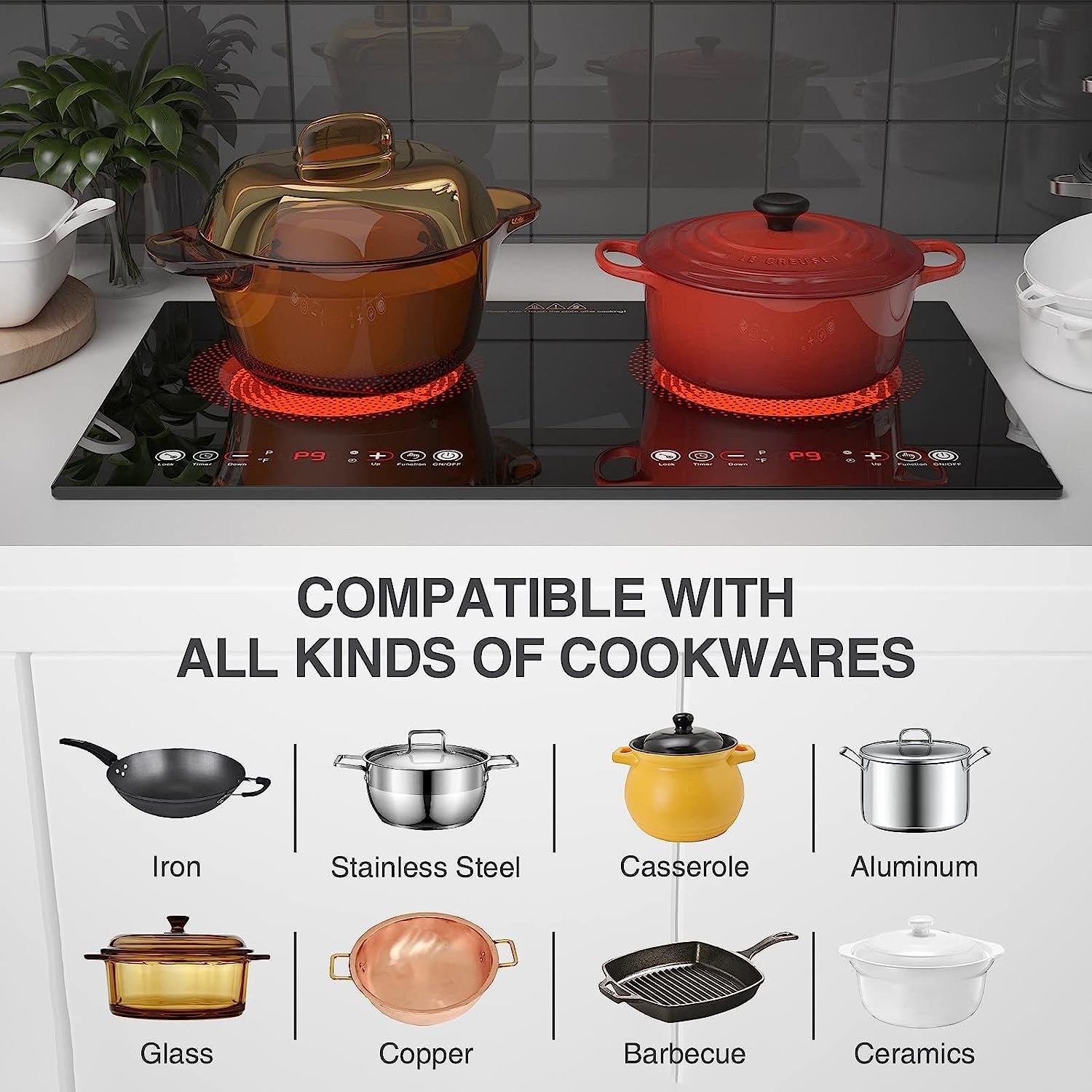 ANHANE seguridad para niños y bloqueo de panel para mayor tranquilidad.