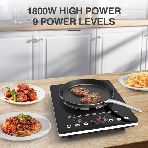 ANHANE control táctil preciso para ajustar potencia y temperatura.