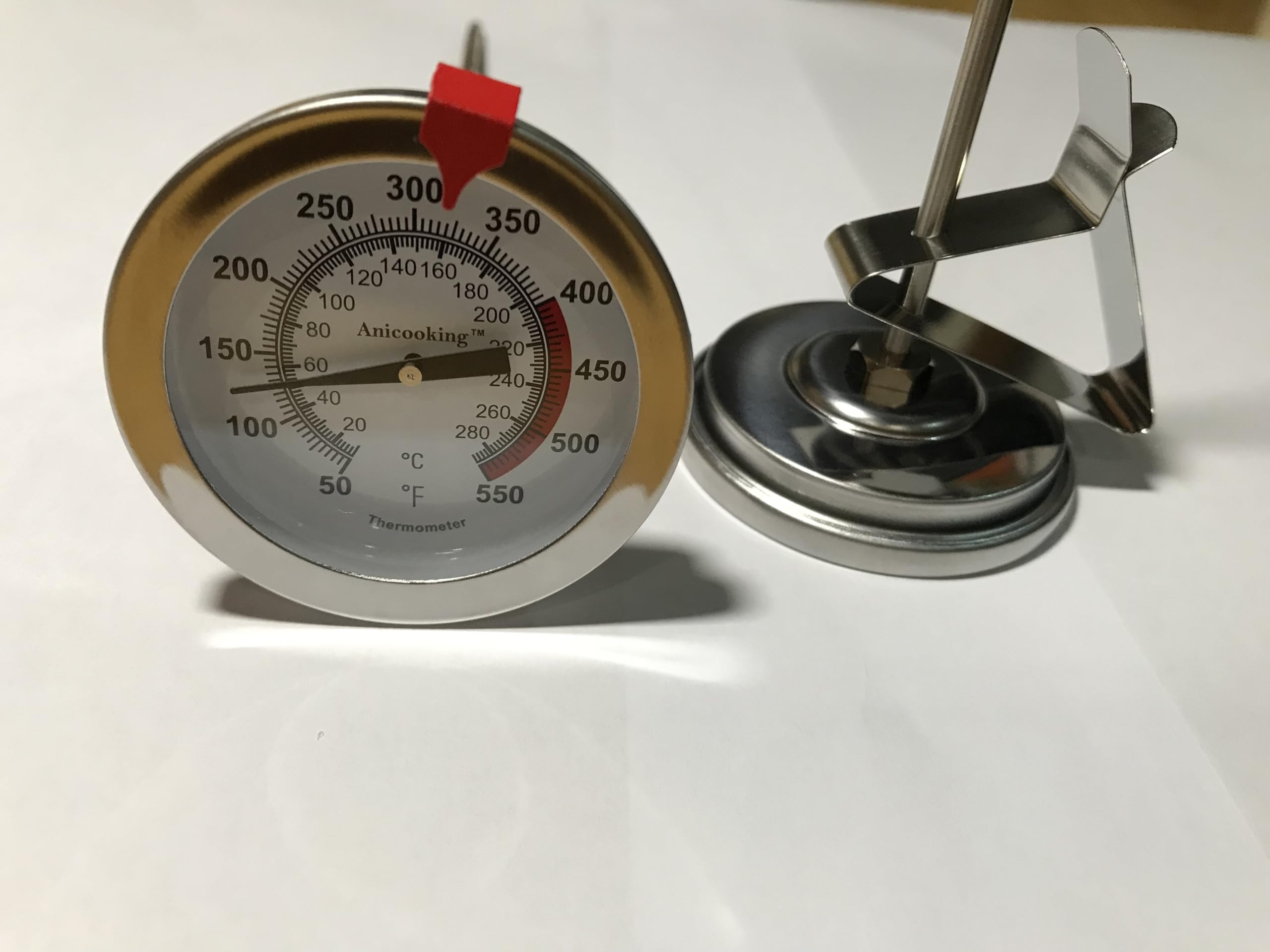 Termómetro Anicooking para freír con sonda de 8 pulgadas, medición precisa.