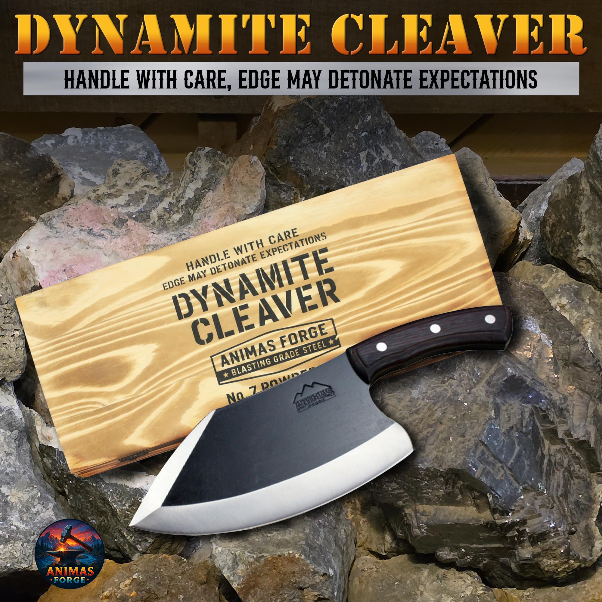 Animas Forge Dinamita: mango de madera desértica para agarre cómodo y duradero