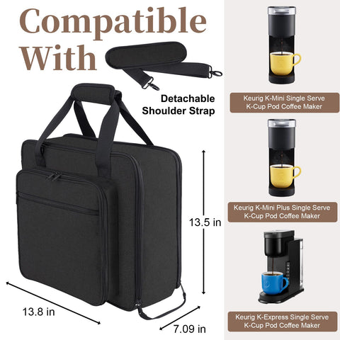 Bolsa Anitor para Keurig K-Mini Plus con acceso rápido sin quitar la máquina