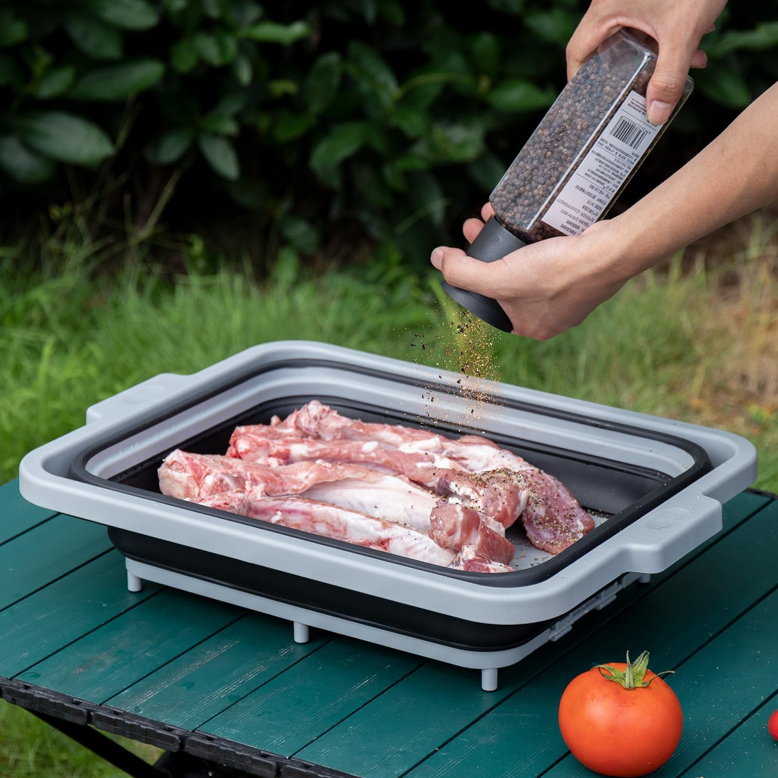 ANJUKE uso al aire libre para barbacoas y picnics con múltiples funciones