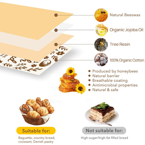 ANKEWY Bolsas congelador preservan sabor al almacenar pan extra