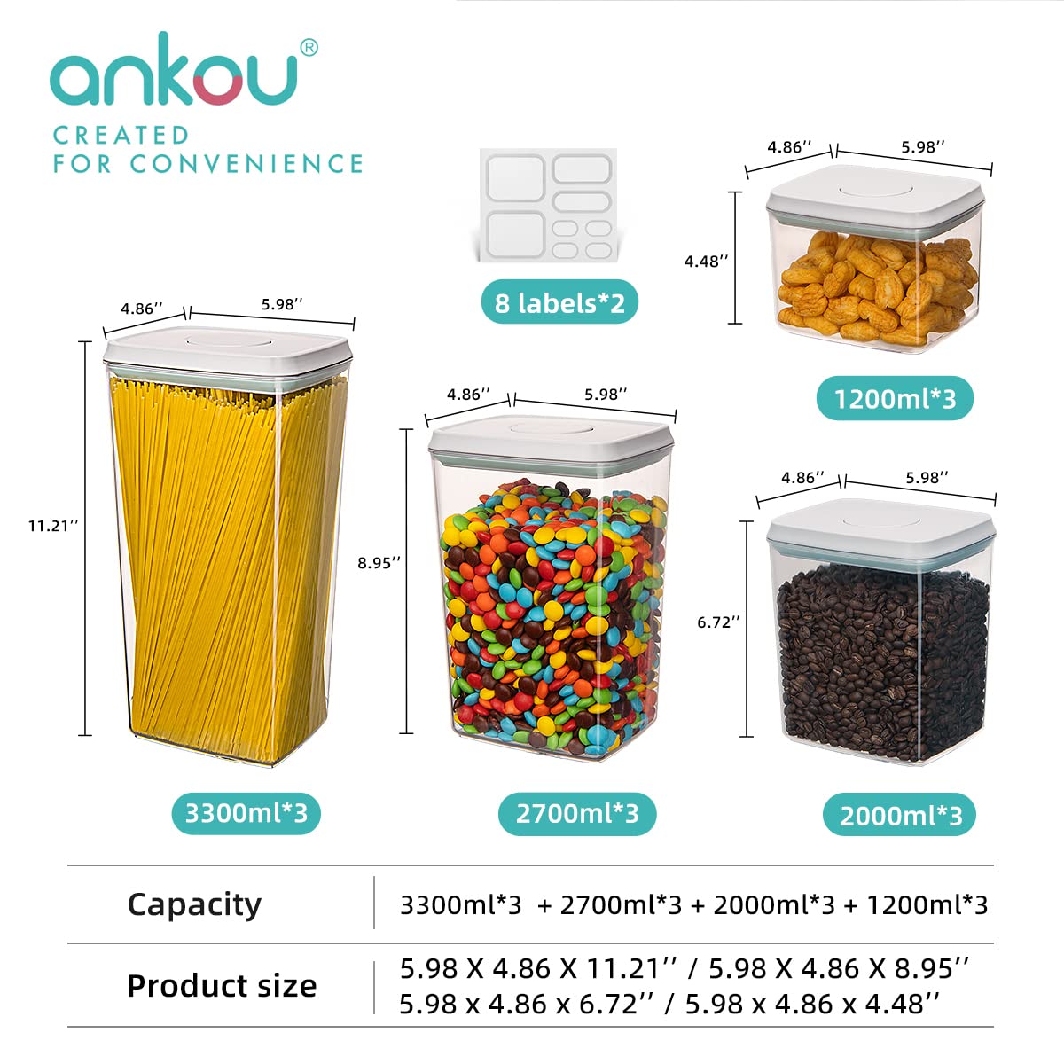 Ankou diseño compacto para cocina que organiza ingredientes.
