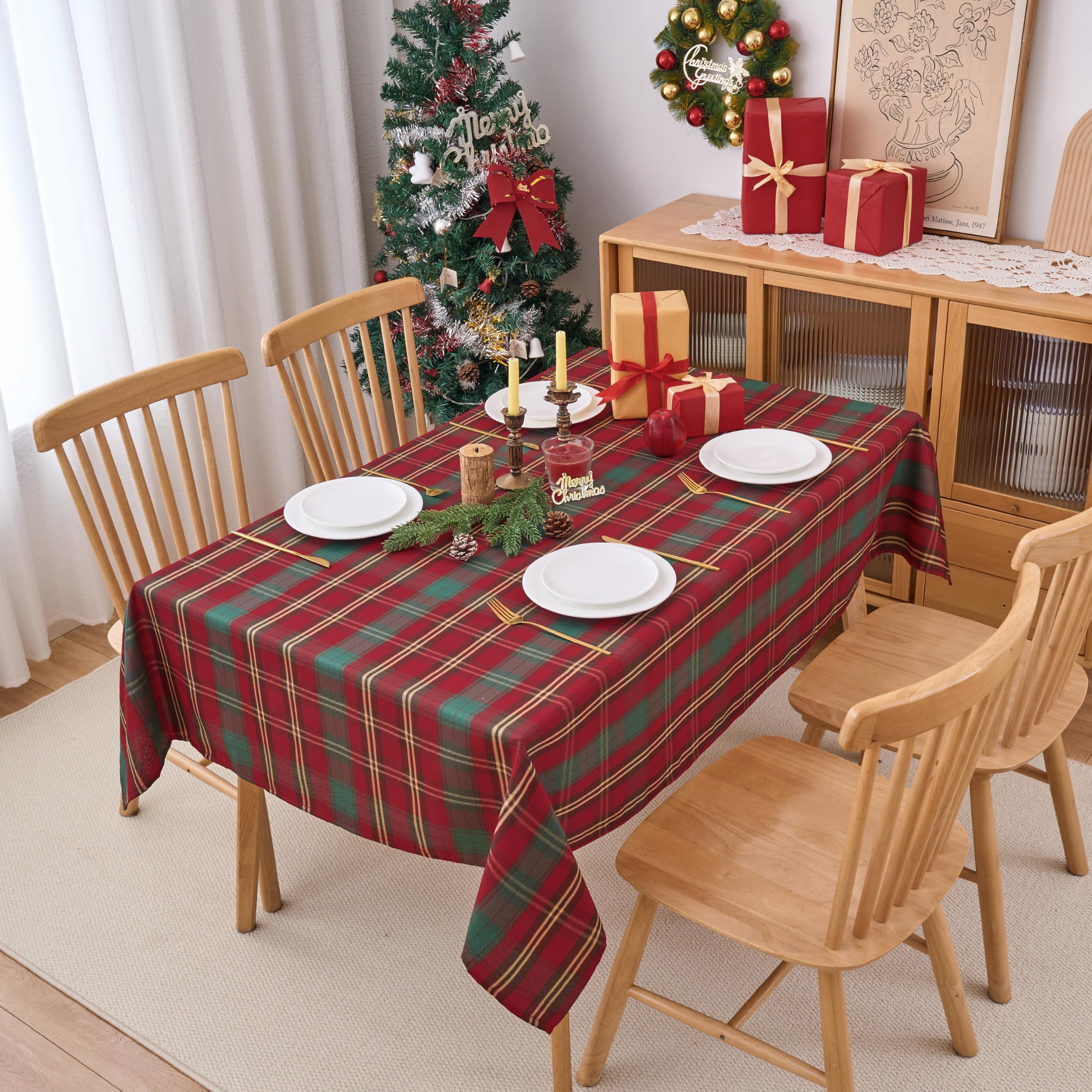 Mantel Anlass Navidad lavado en frío, cuidado sencillo para el día a día.