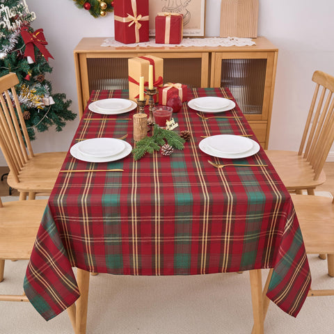 Mantel Anlass Navidad resistente a derrames, diseño práctico para fiestas con niños.