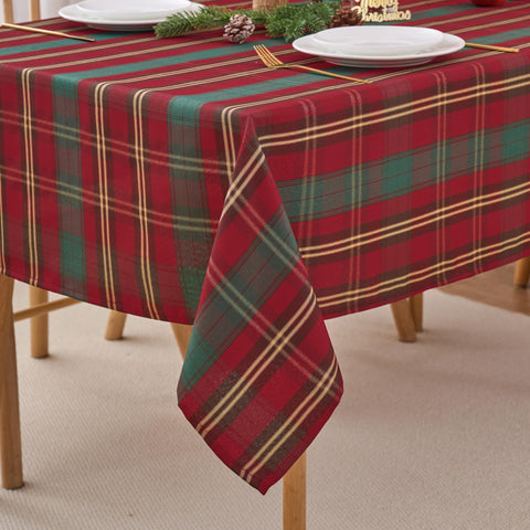 Mantel Anlass Navidad tejido suave de poliéster, tacto cómodo y fácil de limpiar.