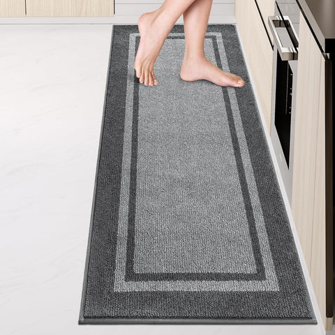 Alfombra de cocina anllugs envuelta en rollo, fácil almacenamiento.