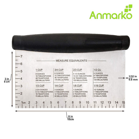 Raspador de plancha Anmarko, limpieza rápida tras cocinar.