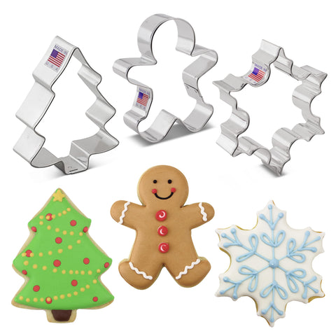 Ann Clark Cookie Cutters árbol de Navidad: diseño americano y uso versátil.