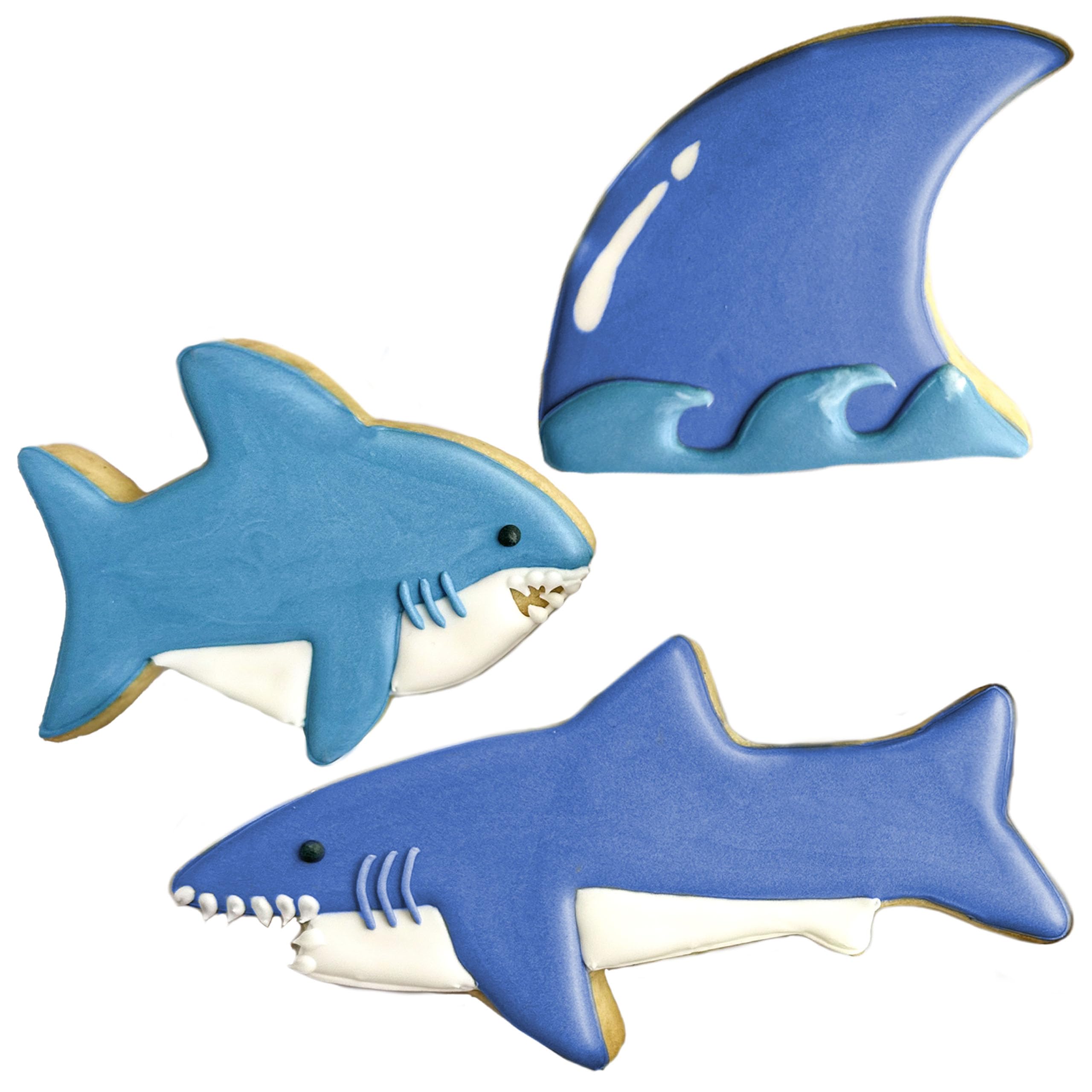 Conjunto de tres cortadores Ann Clark para galletas creativas.